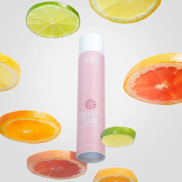 fresh and clear dry shampoo! Naturally absorbs dirt and oil, kicks up volume and shine, leaving zero residue behind.