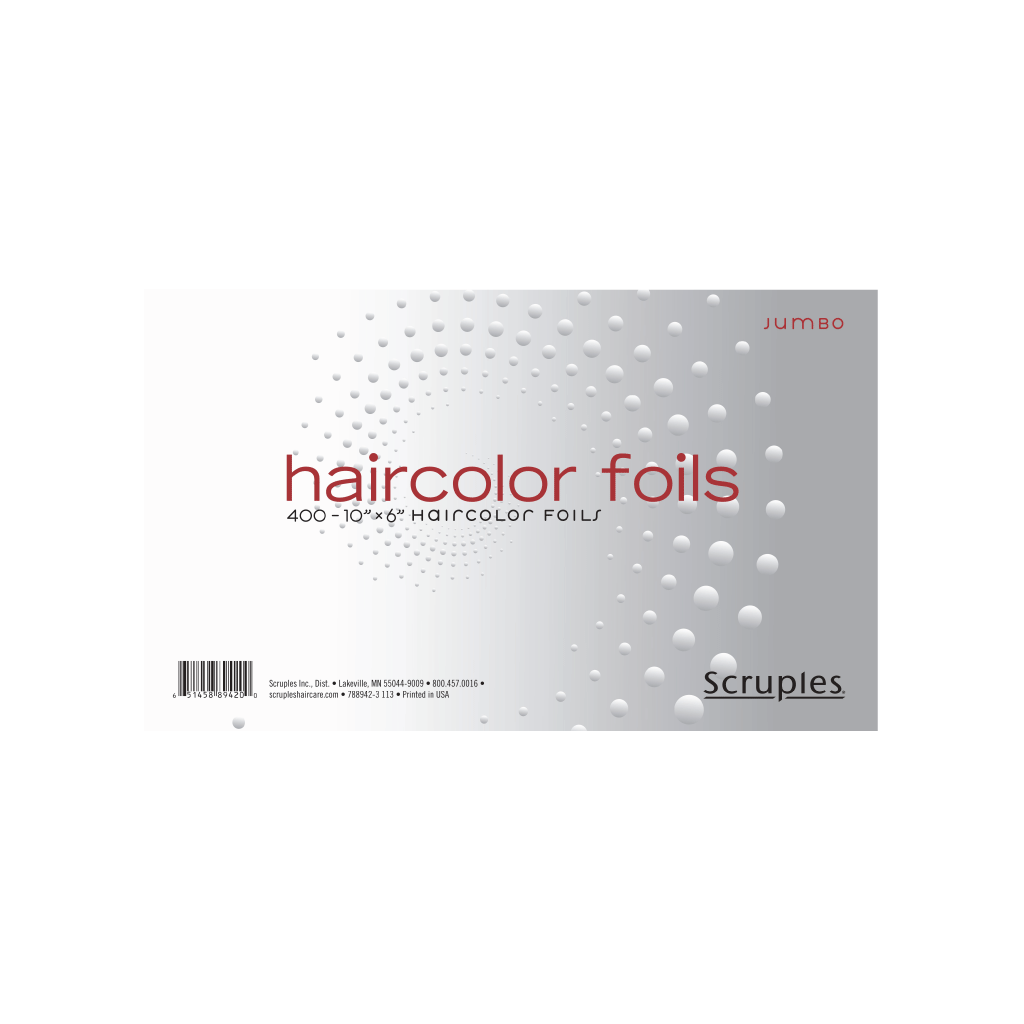 SCRUPLES HAIRCOLOUR FOILS - 400 Pack