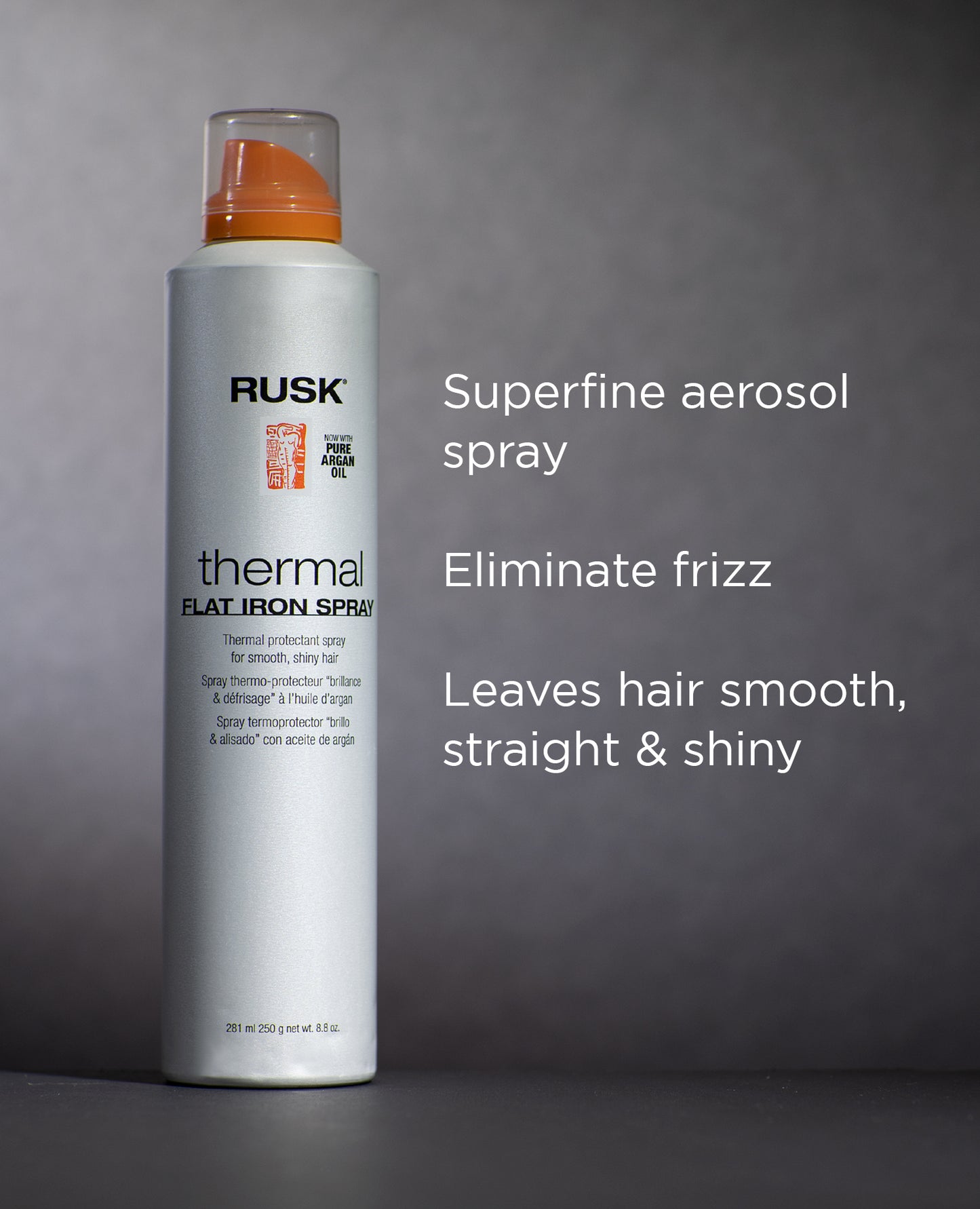 THERMAL FLAT IRON SPRAY - With Argan Oil
